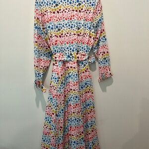 Boden Flo Maxi Shirtwaist Dress - Multi Color Print - US 14